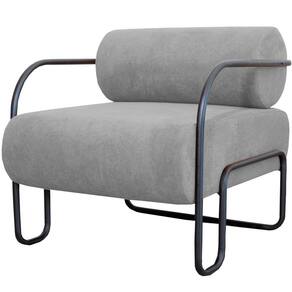 Poltrona para Sala e Escritório Base de Metal Mansk
