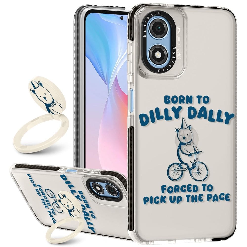 Capa de celular Boaretiu Cute Kawaii para Motorola Moto G Play 2024