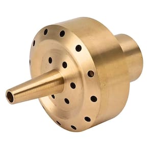 Bico Efeito Chuva Com Jato Central Para Fontes Chafarizes E Lagos Entrada Rosca De 3/4"