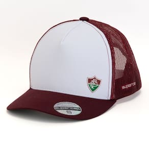 Boné do Fluminense Aba Curva Supercap Trucker Snapback Adulto