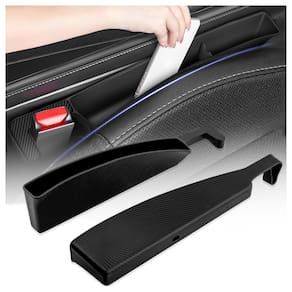 Organizador de preenchimento de lacunas para assentos de carro, 2 peças de fibra de carbono Carleef