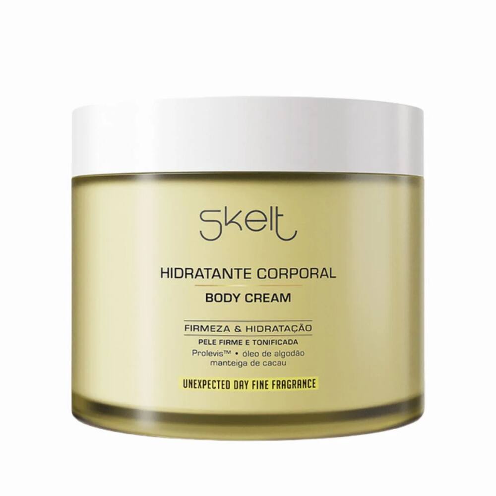 Skelt Hidratante Corporal Body Cream Firmeza & Hidratação Unexpected Day - 200g 7898965429638