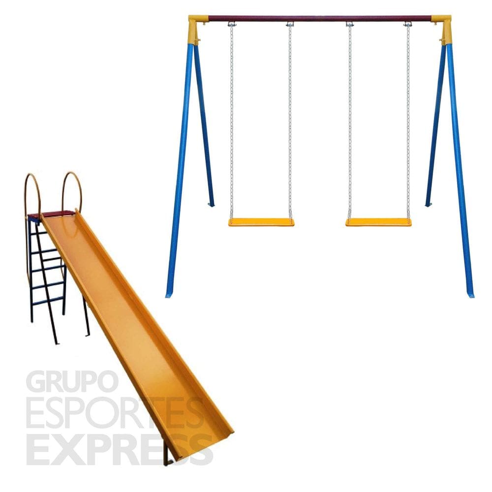 Playground Escorregador e Balanço Esportes Express Cód. 1507