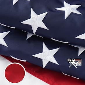Bandeira americana SYII TearProof Series 60x90cm para exteriores
