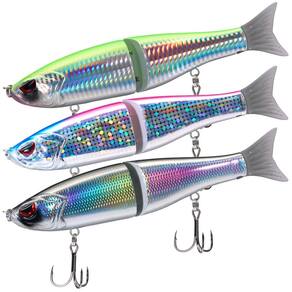 Isca de pesca Bassdash Swimshad Glide Baits Articulada