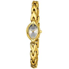 Relógio JIANDUN, pulseira oval feminina vintage, impermeável