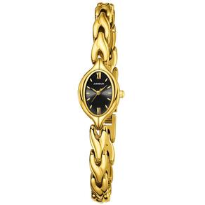 Relógio JIANDUN, pulseira oval feminina vintage, impermeável