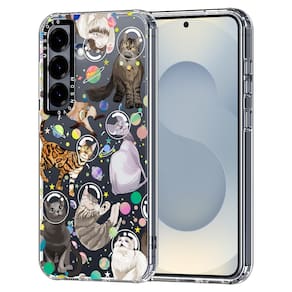 Capa de telefone MOSNOVO para Samsung Galaxy S25 Plus Space Cat