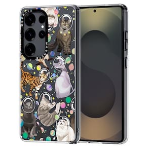 Capa de telefone MOSNOVO para Samsung Galaxy S25 Ultra Space Cat