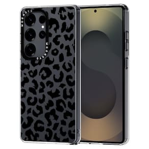 Capa de telefone MOSNOVO para Samsung Galaxy S25 Ultra Black Leopard