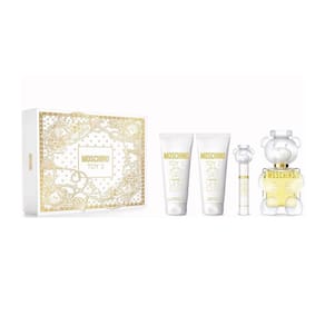 Conjunto de 4 peças Perfume Moschino Toy 2 para mulheres Eau de Parfum