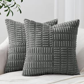 Capas de almofadas decorativas Topfinel Corduroy 50x50cm