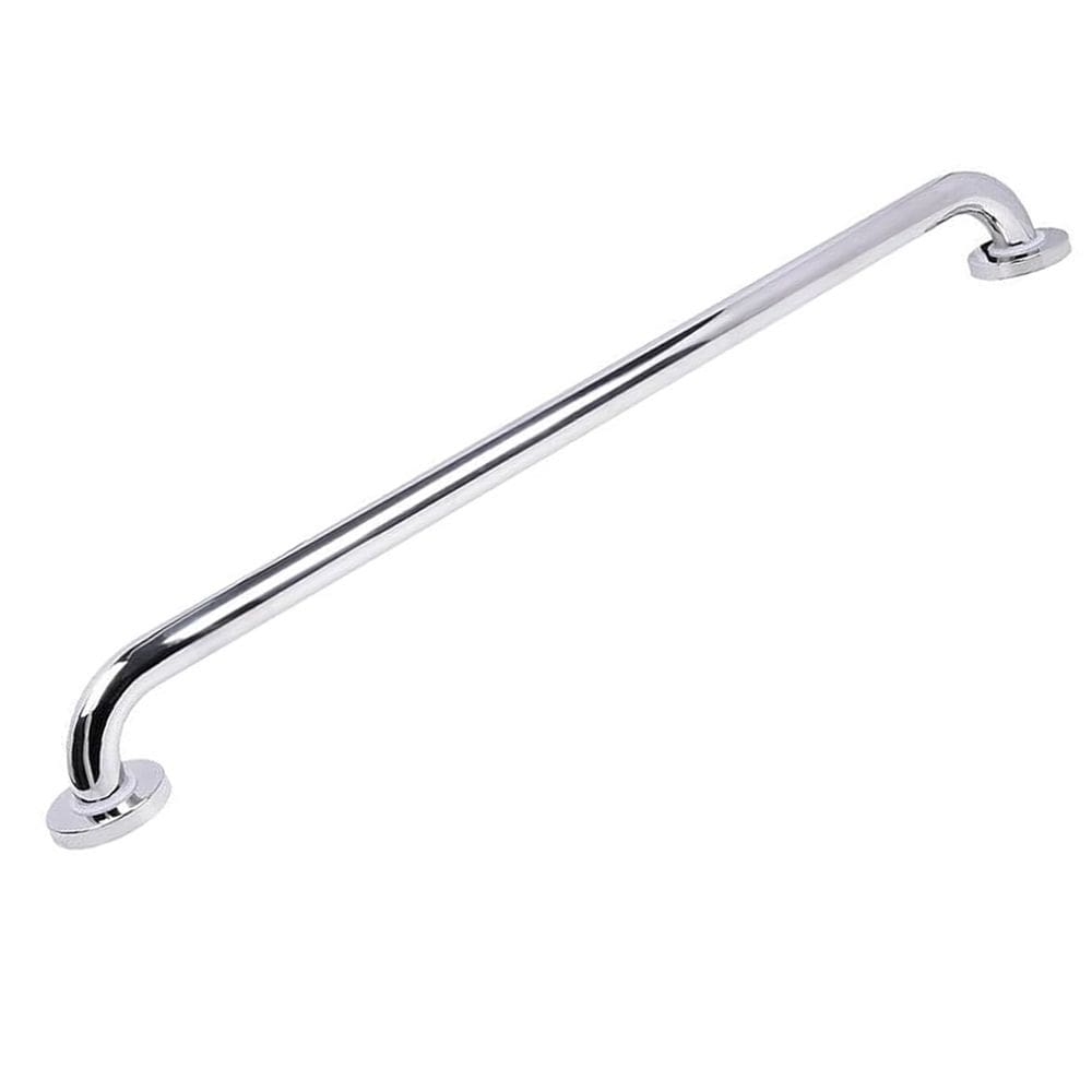 Barra de Apoio Inox 80cm Idoso Cadeirante Deficiente Box Banheiro Corrimao Segurança Acessibilidade Evita Queda Suporte