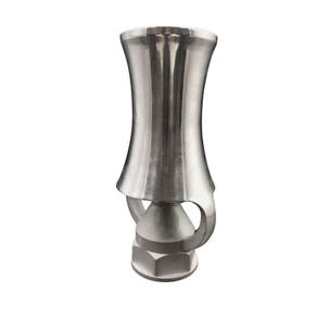 Bico Geiser Em Aço Inox Para Fonte, Chafariz E Lagos Efeito Espuma Champagne 71 Mm Entrada Rosca De 1.1/2"