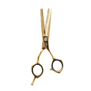 Tesoura Desfiadeira Salles Profissional 5.5 Dourada