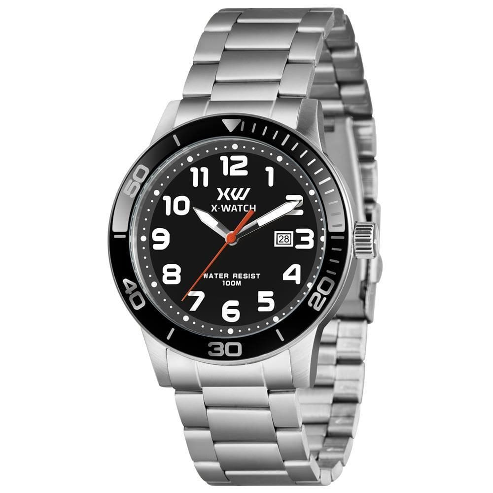 Relógio X-Watch Masculino Ref: Xmss1062 P2Sx Casual Prateado
