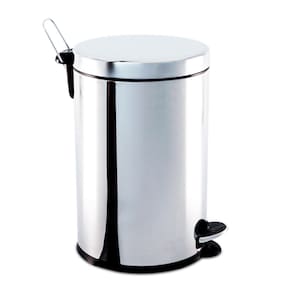 Lixeira Decorline Aço Inox Com Pedal e Balde 5 Litros - Brinox 3040/202