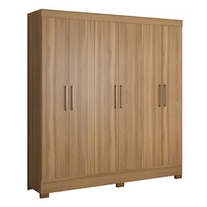 Guarda Roupa Casal 6 Portas 2 Gavetas Prático Demóbile