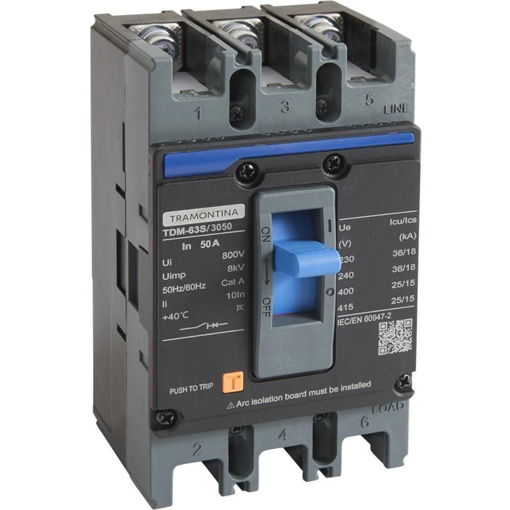 Caixa Moldada Tramontina Tdm 63s 3050 3p 50 A 36 Ka