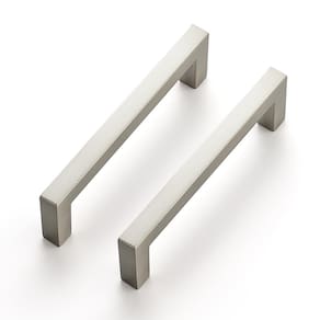 Hardware de gabinete Ravinte Slim Square Bar em níquel escovado