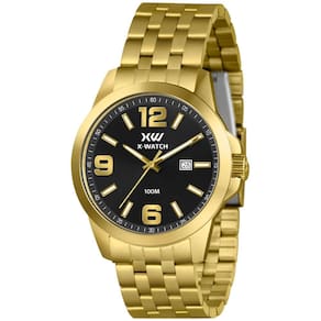 Relógio X-Watch Masculino Ref: Xmgs1047 P2kx Casual Dourado