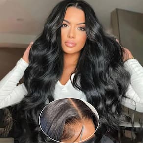 Peruca QNQZ Wear and Go Glueless 26" Body Wave 200% de densidade