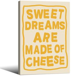 Arte de parede em tela Aimery Yellow Minimalist Kitchen Posters