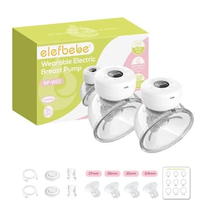 Bomba de mama portátil elefbebe BP-D03 compacta dupla elétrica
