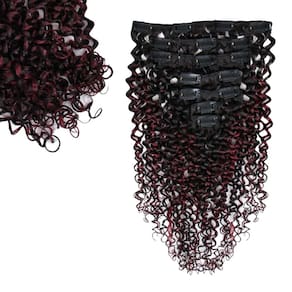 Extensões Clip In SIYUSI Kinky Curly 100% Brazilian Remy Hair