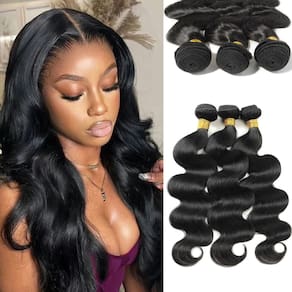 Pacotes de cabelo Miminis 12A Body Wave 30 35 40cm 100% brasileiros