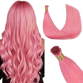 Extensões de cabelo GOO GOO I Tip 20cm 50g 50g 50s Peach Pink
