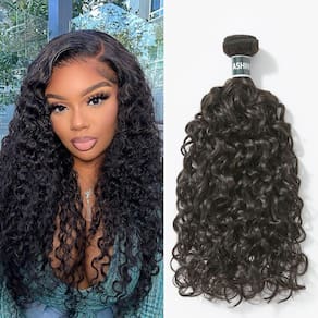Pacote de cabelo ASHINE Deep Curly Water Wave Cambodian Raw 22 polegadas