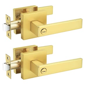 Kit de maçanetas Probrico Gold Privacy Square Interior x2