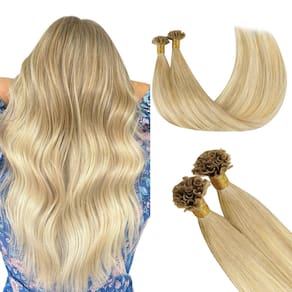Extensões de cabelo GOO GOO U Tip 18 polegadas 50 g 50g Pearl Ash Blonde