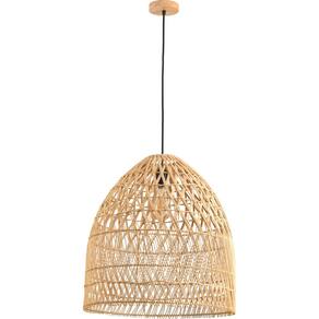Pendente Ôtaki 47X48cm Rattan - 3 Metros De Cabo
