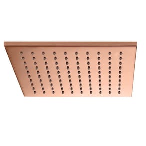 Ducha Lexxa Quadrada 20x20 Sem Haste Rose Gold Lx41rg