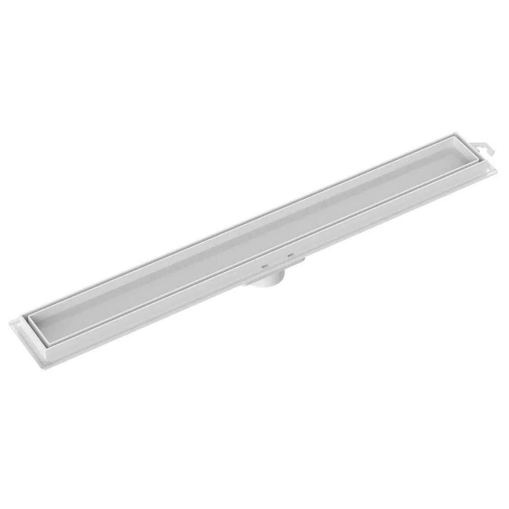 Ralo Linear Tigre Invisivel 70 cm Branco