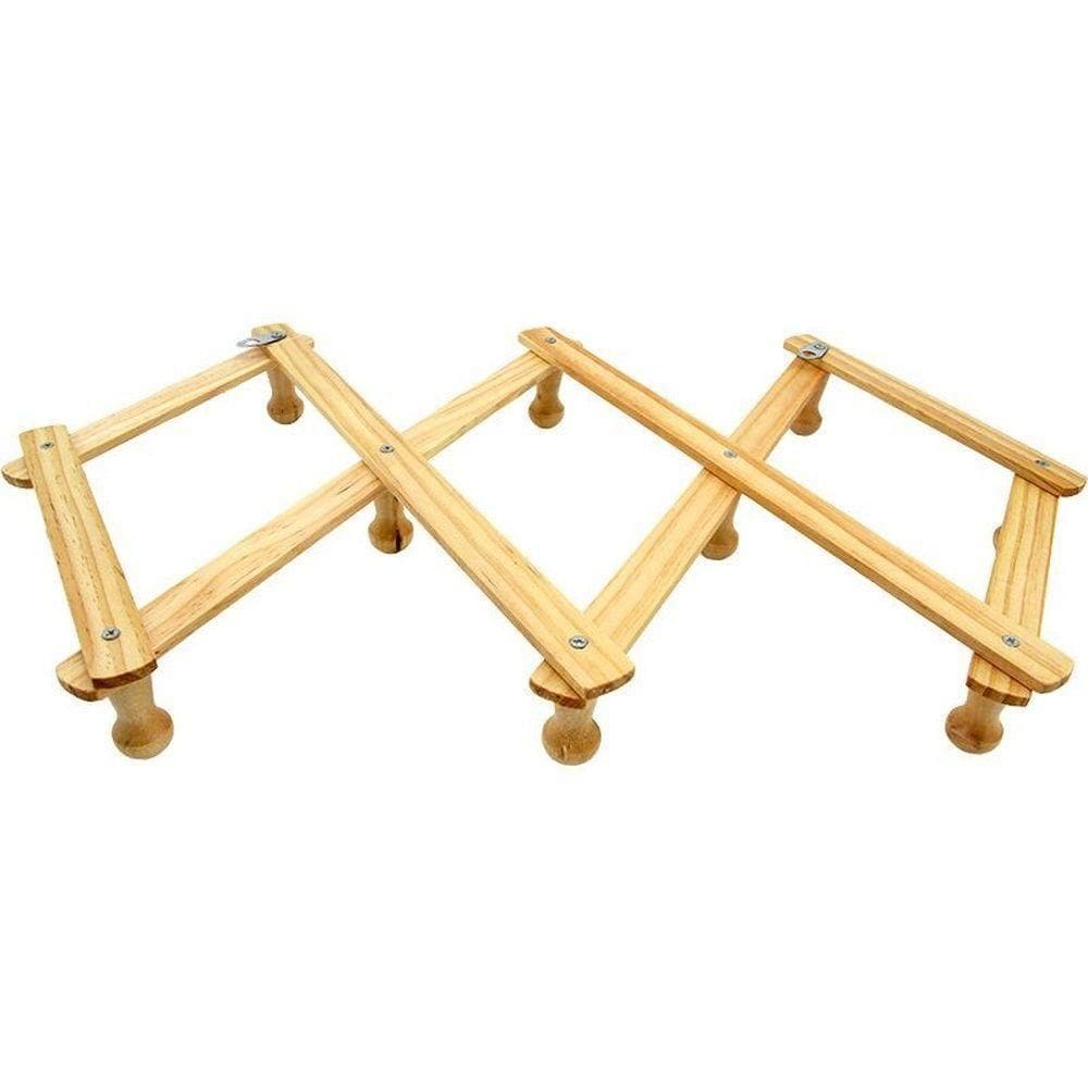 Gancho Parede Retratil Madeira 32cm (1un)