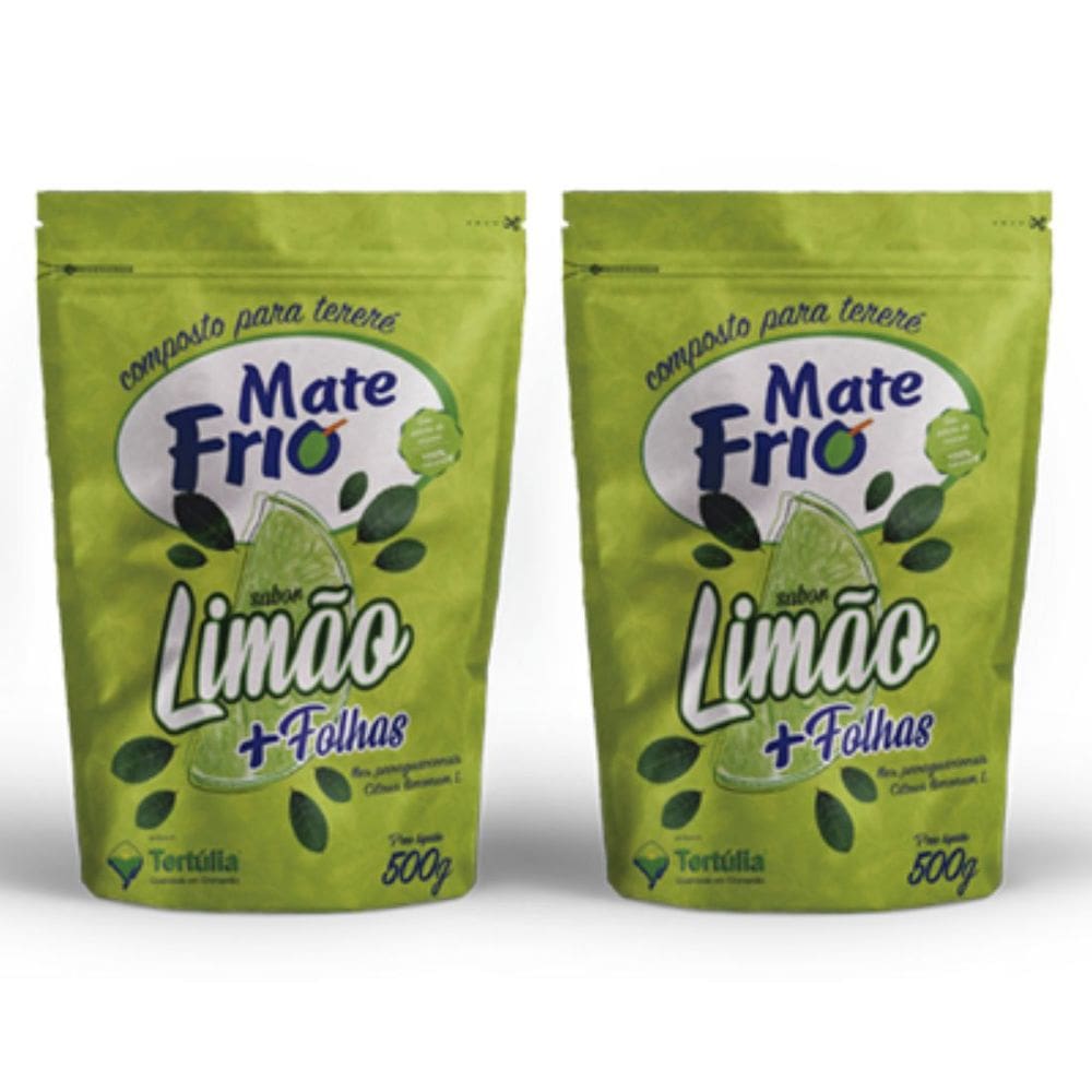 Tereré Mate Frio Limão Tertúlia 500g Kit com 2