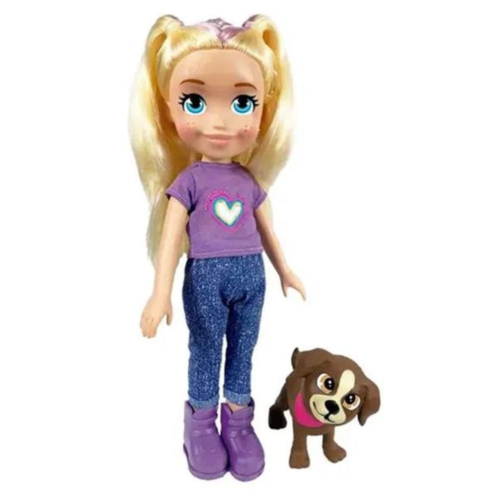 Boneca Polly Cuidando do Seu Pet - 38cm - 1108 - Mattel