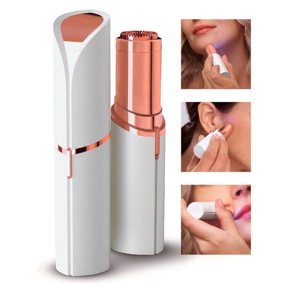 Depiladora Facial Batom Remove Pelos Do Rosto Indolor