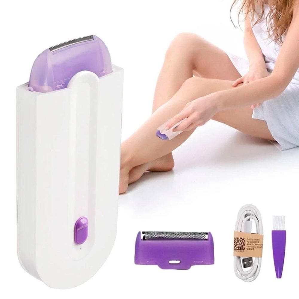 Depilador Indolor Elétrico Feminino Portátil Usb