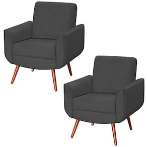 Kit 2 Poltronas para Sala e Escritório Pé Palito Milão