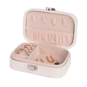 Organizador Porta Joias Para Viagem Com Click Prático