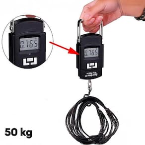 Balança De Mão Portatil Para Bolsa Mala E Pesar Peixe