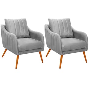 Kit 2 Poltronas para Sala e Escritório Decorativas Síria