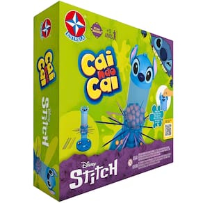 Jogo de Tabuleiro Cai Não Cai Disney Stitch Estrela