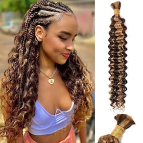 Trançando o cabelo SOYI HAIR Deep Water Wave 22cm P4/27 50g