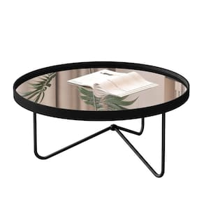 Mesa de Centro Alamanda Moderna Preto Preto JB Bechara