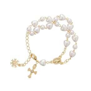 Pulseira Pérola Duas Dezenas de Coração